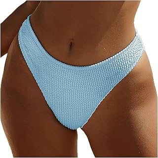 Conjunto de bikini para mujer, traje de baño sexy, bañador de verano sexy para mujer, con cintura baja, pantalones cortos de playa, parte inferior fruncida, bañador con cobertura completa, camiseta