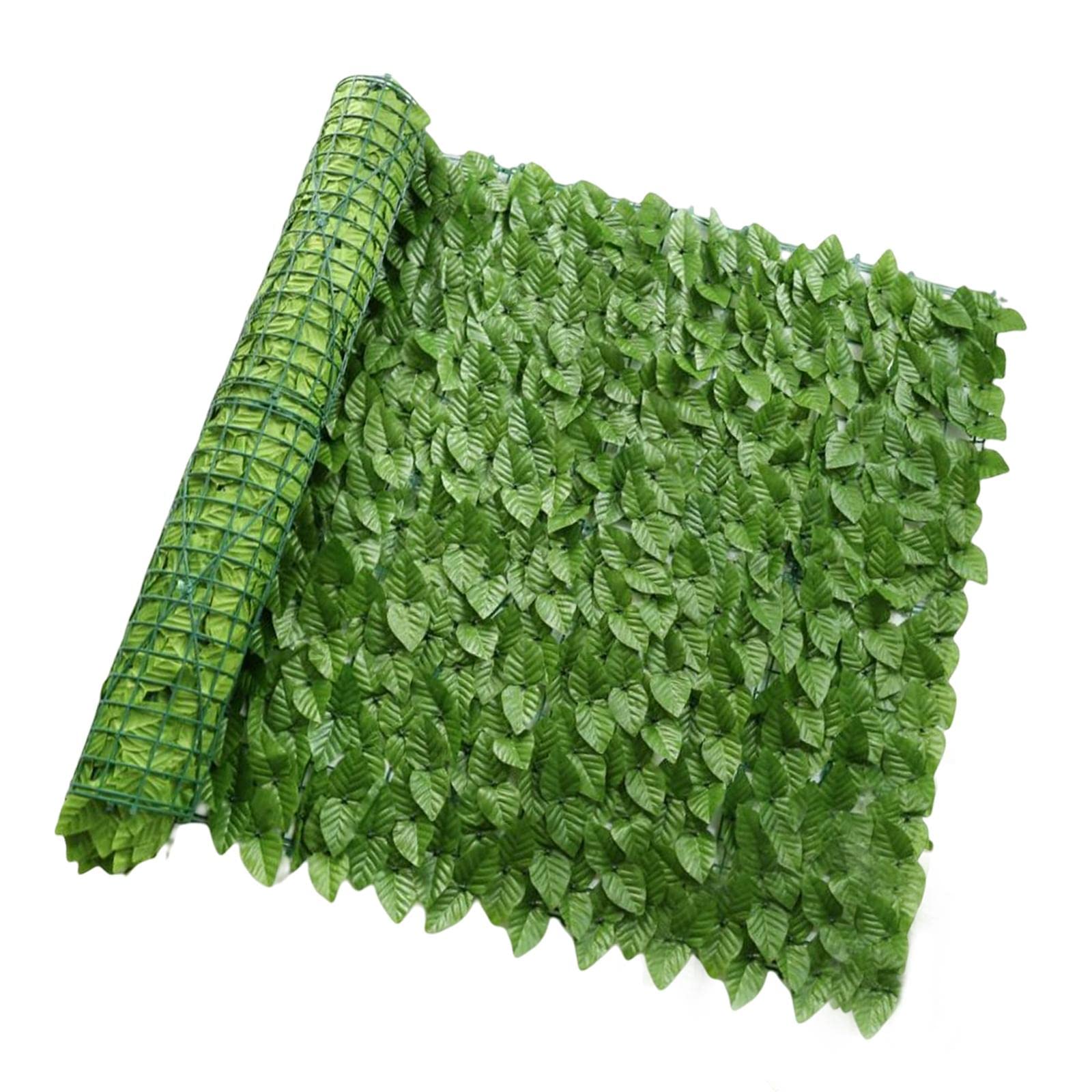 CALANDIS® Realistic Artificial Leaf Privacy Fence 0.5Mx1M for Balcony Patio Decoration Green Dill Leaves-picture-15