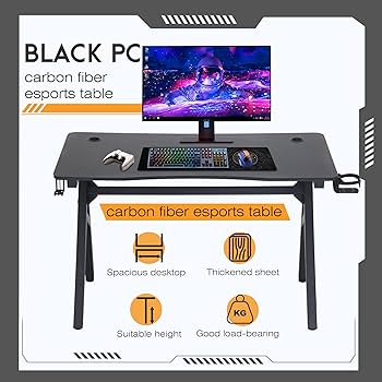 Amazon.com: BestOffice Gaming Desk Computer Desk 47