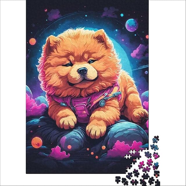 Foto 2 de 6 de Rompecabezas para Adolescentes de 1000 Piezas con Cachorros Chow Chow, Juguetes antiestrés