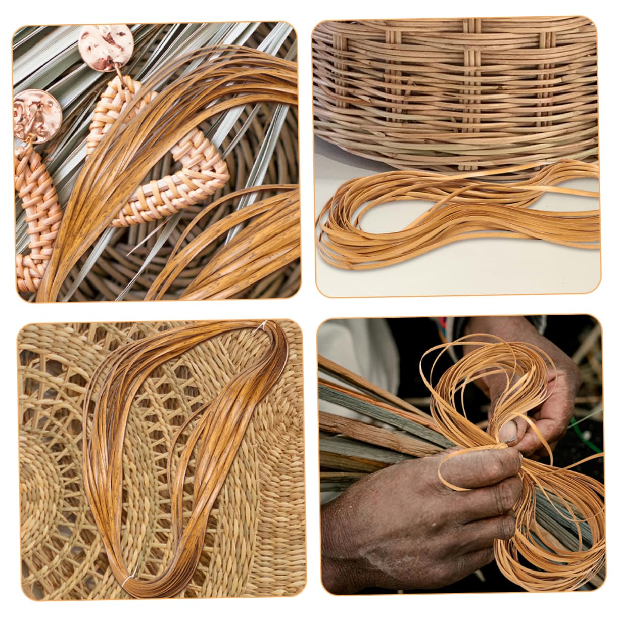 ULTECHNOVO Kunststoff Rattanmaterial für Möbelreparatur, 2 Rollen