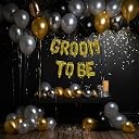 Party Propz Groom To Be Decoration Set - 2 Pcs Groom To Be Sash & Banner, Bachelorette Party Props, Bachelor Party Decorations, Balloons for Decoration, Bachelorette Decor (Foil) gallery image