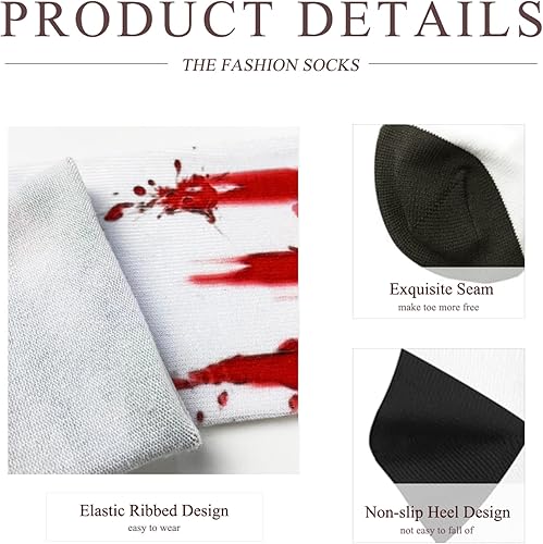 Miniatura 8 de Artsadd Calcetines personalizados Divertidos calcetines personalizados con imagen Regalos para hombres, papá, Día del Padre, cumpleaños