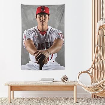 Amazon.co.jp: おたにしょうへい大谷翔平タペストリーポスター
