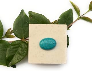 Turquoise Gemstones from Jerusalem, Holy Land Gift, Authentic and Spiritual Protection Stone from Israel, Turquoise Stone with Jerusalem Gemstone for Inspiration.