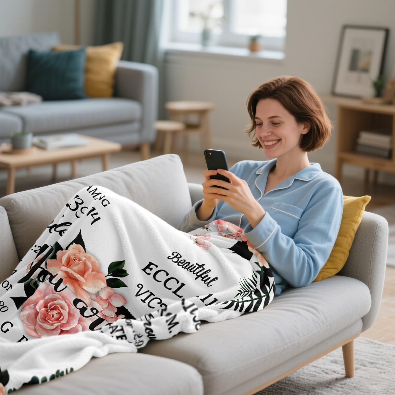 kituzol Christian Gifts for Women, Religious Gifts, Catholic Gifts, Inspirational Gifts, God Christmas Spiritual Gifts Blanket 50"X 60" - Image 5