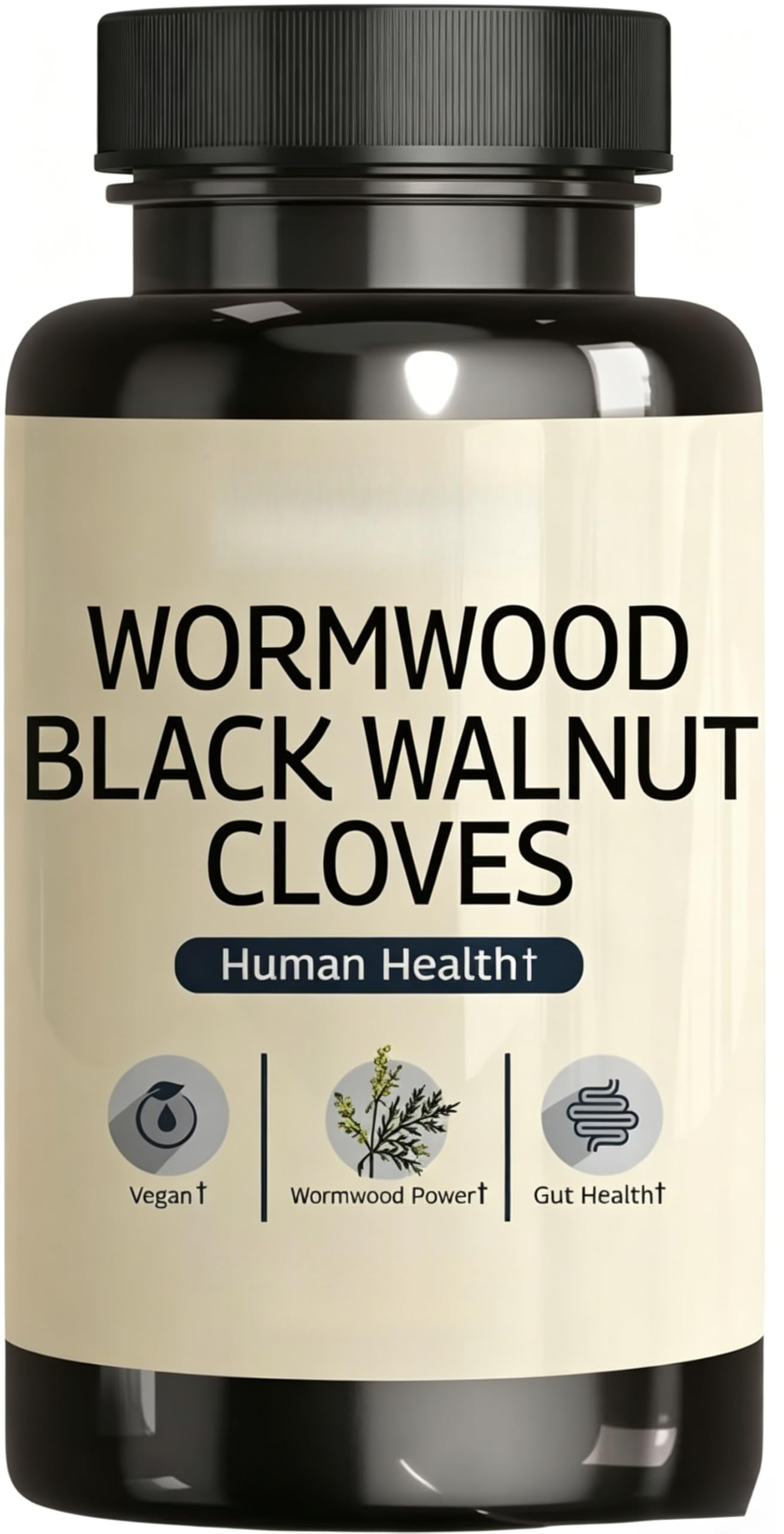 Wormwood Black Walnut Clove - Cleanse, Detox, Intestinal Guard Formula