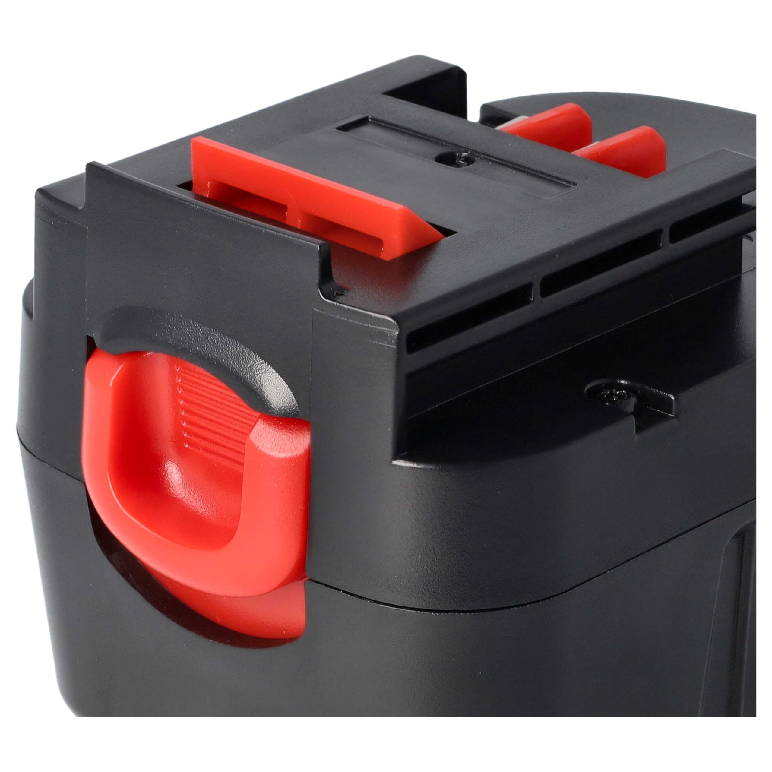 vhbw 3x NiMH akumulator 1500 mAh (12 V) pasuje do elektronarzędzi narzędzia Powertools Tools Black & Decker HP126F2B, HP126F2K, HP126F3B, HP126F3K, HP126FBH