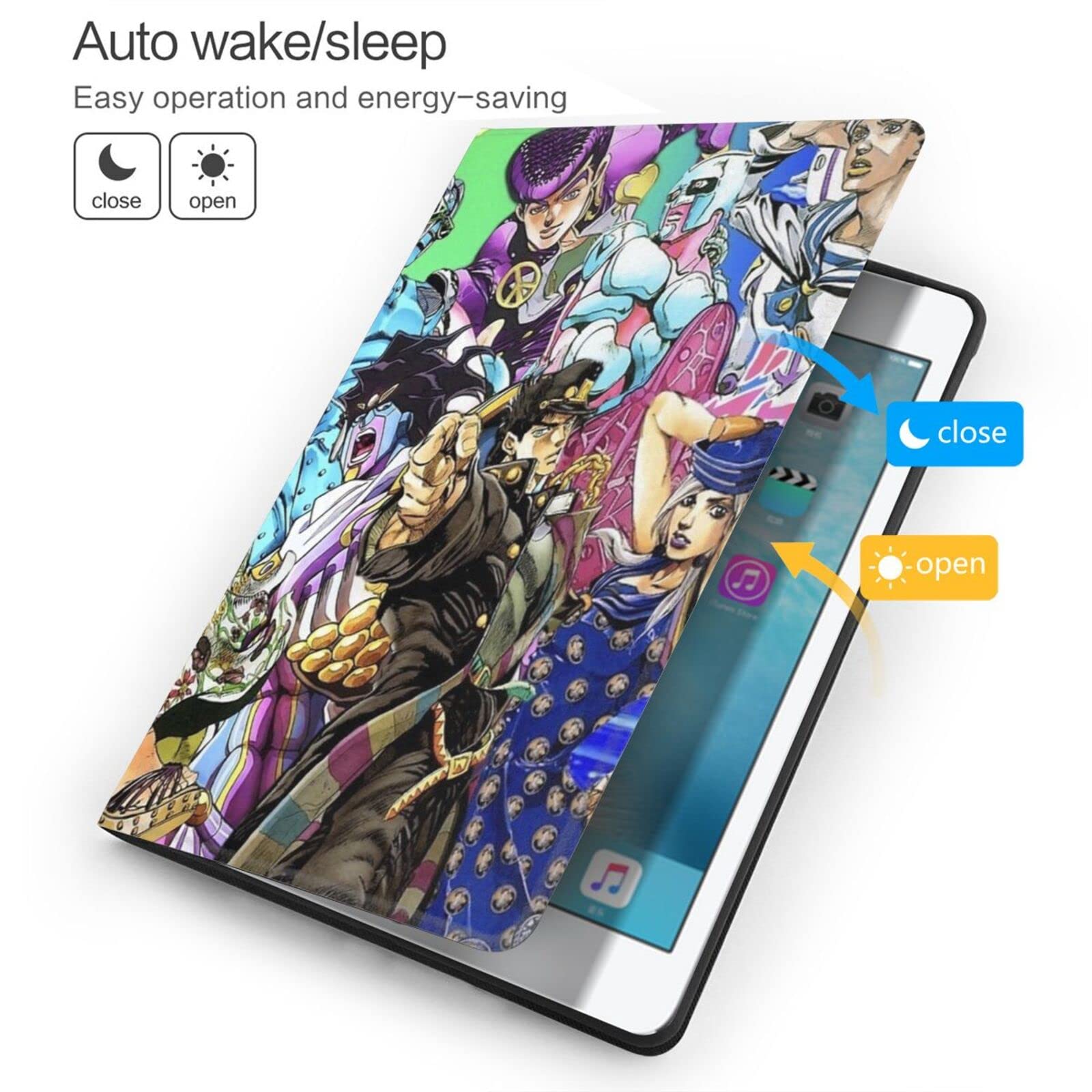 Amazon.co.jp: ジョジョの奇妙な冒険 iPad ケース ipad 7th 10.2