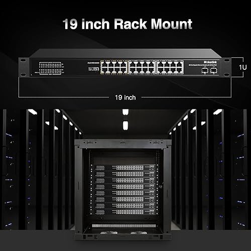 Vista 28 de MokerLink Switch gestionado Gigabit de 48 puertos, 4x10G SFP+, 1 consola, 1 USB, L3 Smart Managed, montaje en rack, DHCP QoS Vlan IGMP, enrutamiento