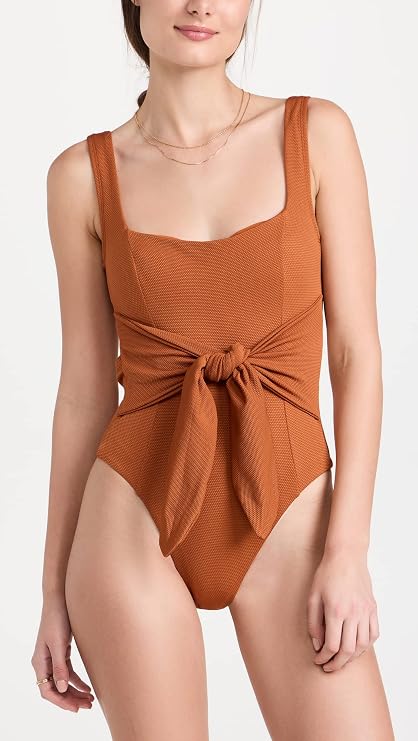 L*Space Balboa One Piece Swimsuit for Women, Square Neck