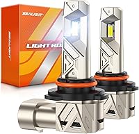 Vista 11 de SEALIGHT S6 Pro HB2 H4 - Faros antiniebla de 52 000 lúmenes, 10 veces más brillantes, con 32 chips, 80 000 horas de vida útil, luz de conducción