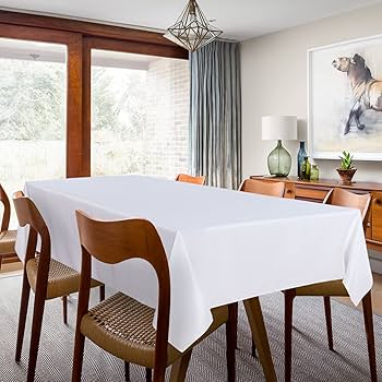 BL★60冊 Amazon.com: sancua 2 Pack Beige Tablecloth 60 x 84 Inch