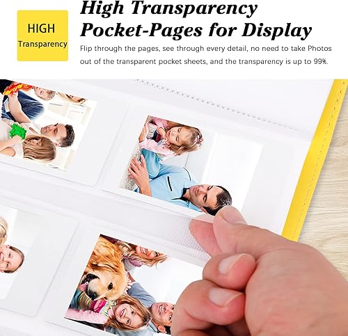 Vista 11 de 256 Álbum de fotos para cámara Fujifilm Instax Mini/Polaroid imágenes de 2 x 3 pulgadas, álbum de fotos de 2 x 3 pulgadas para Fujifilm Instax Mini