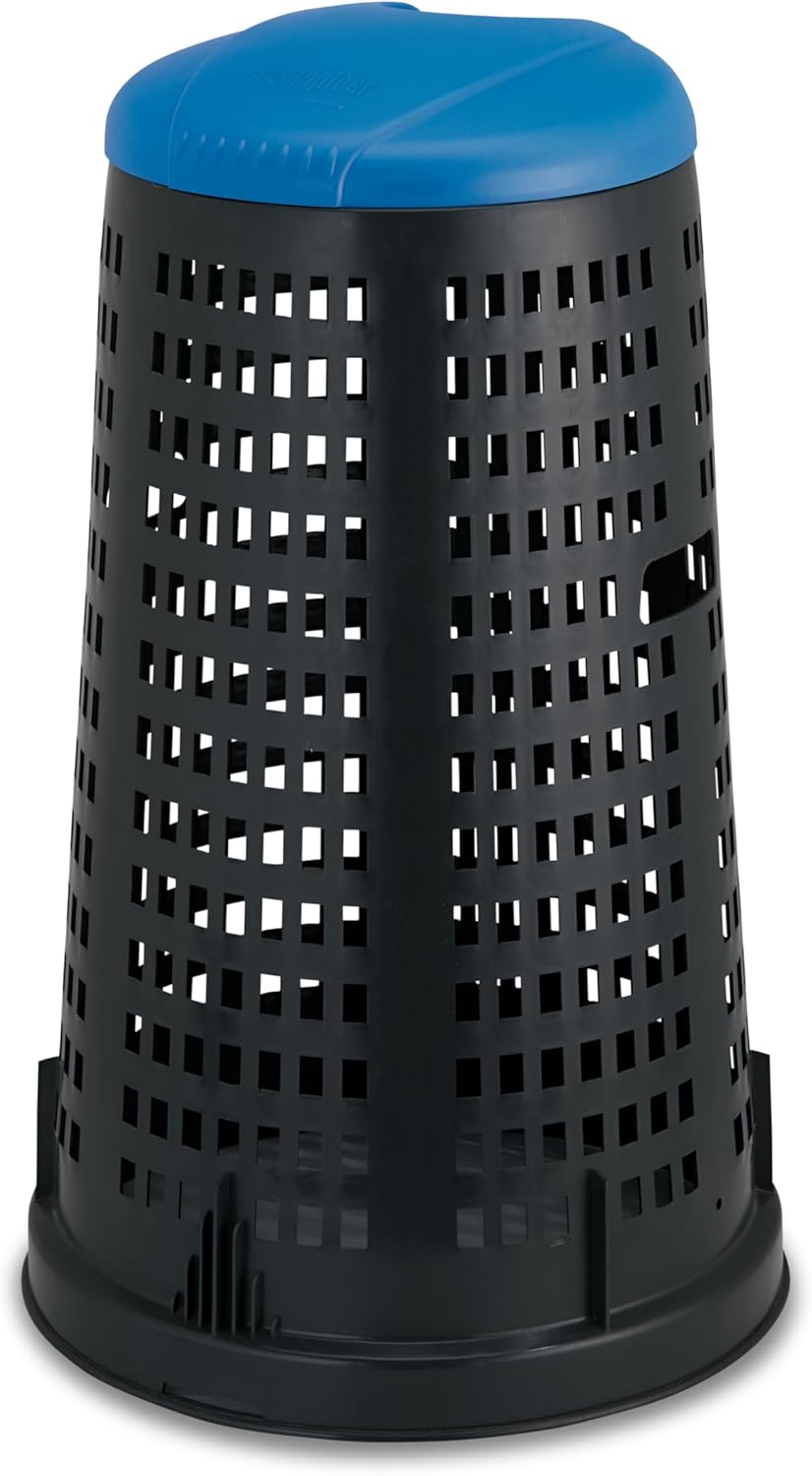 Stefanplast Trestle Bin, Green/Black, 100 Litre