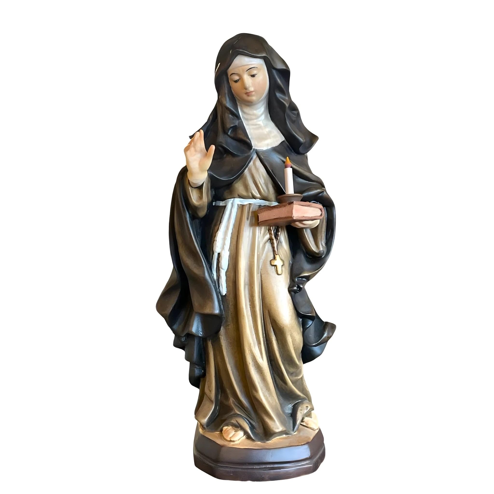 Wooden Saint Genevieve by Dolfi