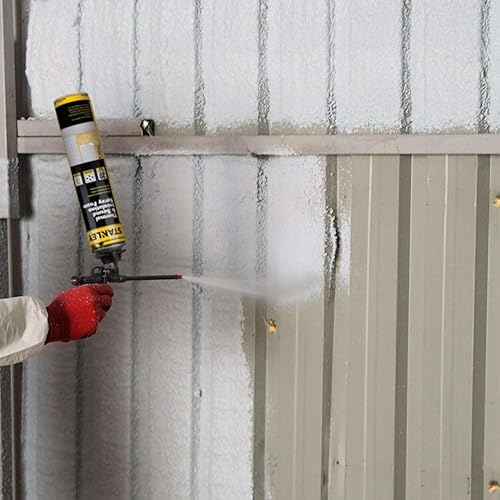 Miniatura 7 de STANLEY Supercoat - Kit de aislamiento de espuma en aerosol, cubre espuma de celda cerrada de hasta 480 pies cuadrados, incluye pistola, limpiador y