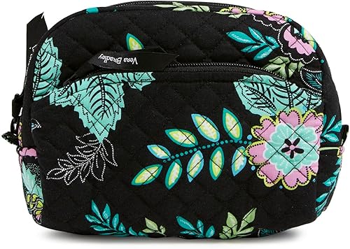 Miniatura 9 de Vera Bradley Bolso organizador de maquillaje cosmético mediano de algodón para mujer