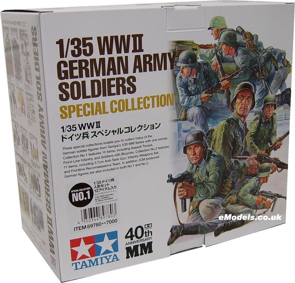 Tamiya 1 35 Wwii German Army Soldiers Special Col Amazon Co Uk Toys Games