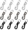 12 Sets Mini-Karabinerhaken Klein Karabiner Schlüsselanhänger Mit Metallfeder Set 2.5 cm Abnehmbare Karabinerhaken Schlüsselanhänger Ringe Für Rucksack Hundeleine Angeln