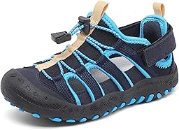Mishansha Sandalias Deportivas para Niños con Puntera Cerrada Zapatos de Verano para Playa Senderismo Sandalias Tallas 26-38