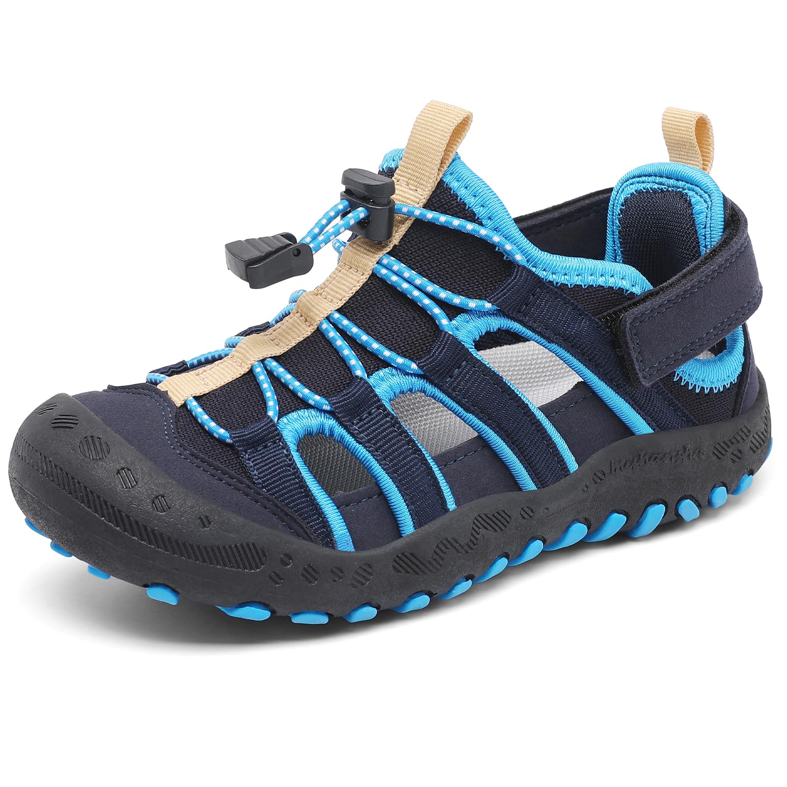 Mishansha Sandalias Deportivas para Niños con Puntera Cerrada Zapatos de Verano para Playa Senderismo Sandalias Tallas 26-38 - 1