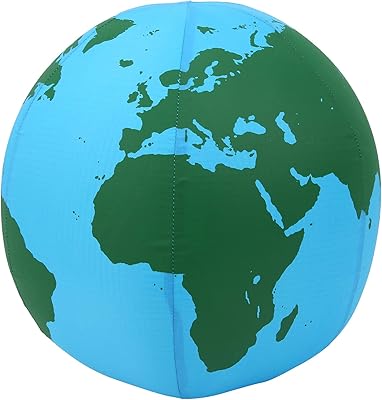 Drfeify Inflatable Ball, Nylon Cloth Inflatable Beach Ball, Inflatable Ball Toys Available on Water and Land