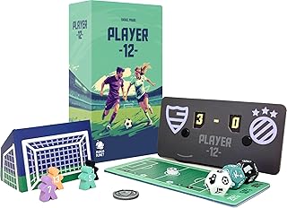 Comprar Player 12 - Juego de mesa de Fútbol, con Cartas y Dados para marcar Goles, fácil de aprender, rápido y entretenido, formato pequeño de viaje, Regalo niño/niña 6 7 8 9 10 11 12 años familiar