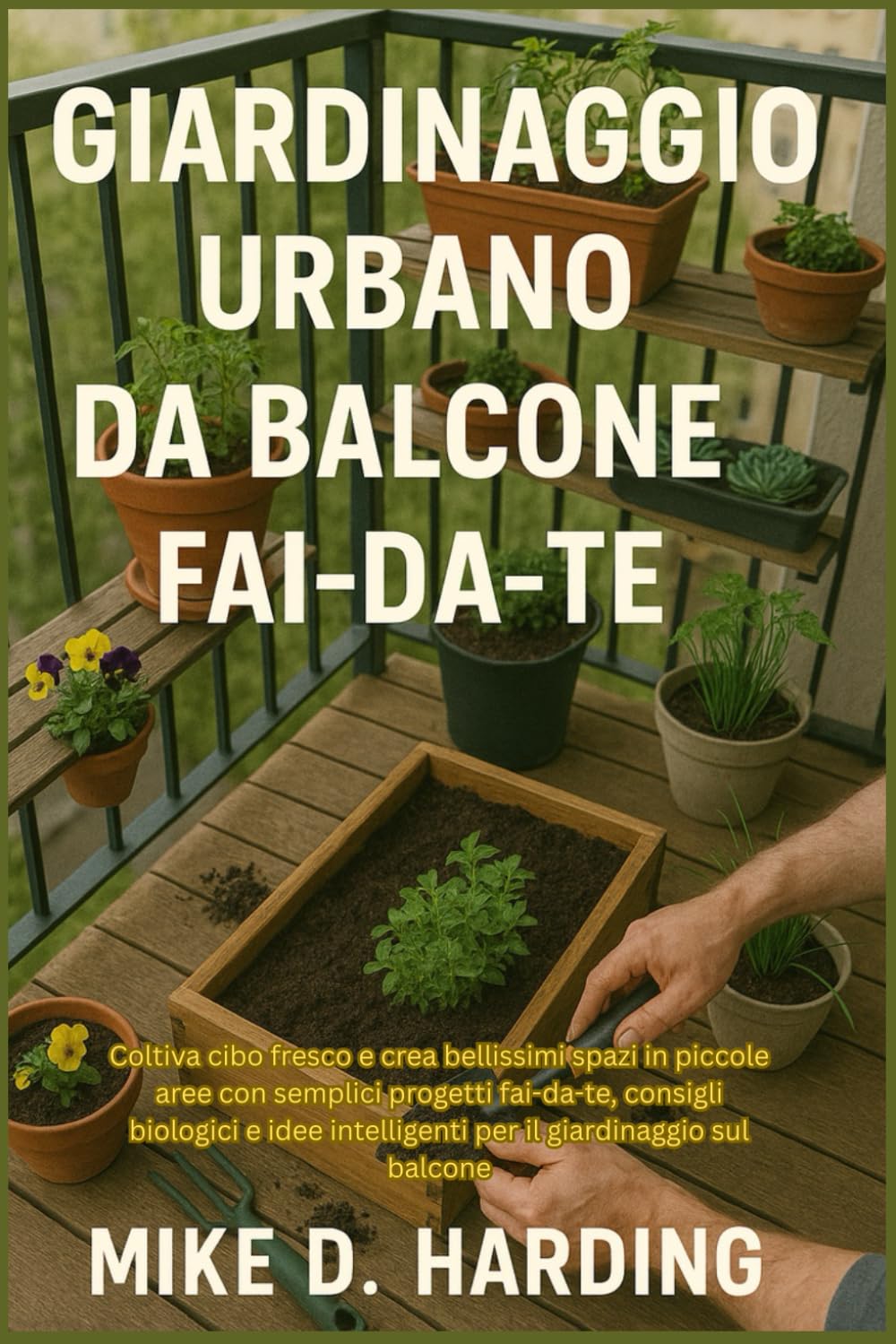 GIARDINAGGIO URBANO DA BALCONE FAI-DA-TE: Coltiva cibo fresco e crea bellissimi spazi in piccole aree con semplici progetti fai-da-te, consigli ... intelligenti per il giardinaggio sul balcone
