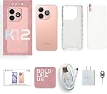 BLU Bold K12 | 2025 | Unlocked | 6.8" 120Hz HD+ Infinity Display | 50MP Main + 8MP Selfie Cameras | 128GB Internal Storage | US Version | US Warranty |