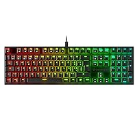 Oversteel - KOVAR Tastiera da gioco USB, retroilluminata RGB