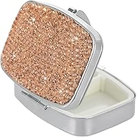 Vista 12 de Pocket Pharmacy Bling - Organizador de medicamentos con 2 compartimentos, pequeño y lindo pastillero, estuche de viaje para monedero, soporte