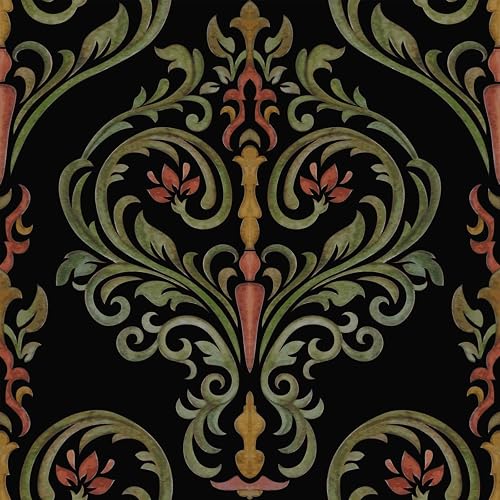 Boho Victorian Floral Wallpaper Peel and Stick Vintage Elegant Botanical