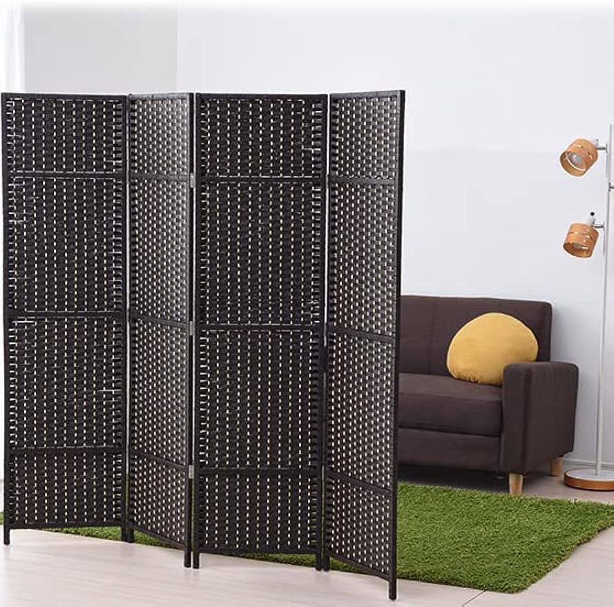 パーティション　4連 山善 4連 折りたたみスクリーン 高さ148cm IPS-4DX