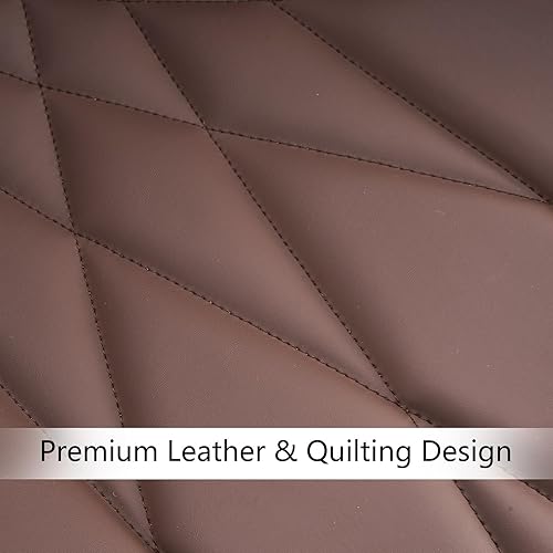 Miniatura 5 de Rowill Juego de 2 sillas de comedor modernas, sillas de cocina tapizadas de piel sintética con respaldo acolchado suave, patas de metal resistentes