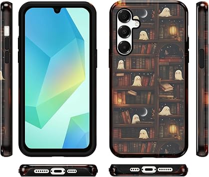 Vulfwela Cute Ghost Halloween Phone Case for Samsung Galaxy A16 5G Case 6.7