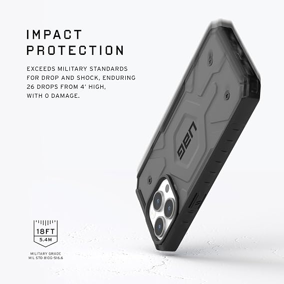 EGO TACTICAL UAG Urban Armor Gear case Compatible with MagSafe for iPhone 16 Pro [6.3 Screen] Limited Edition Printed in The USA 13 Star Tattered USA Flag Gadsden Flag Don't Tread on Me