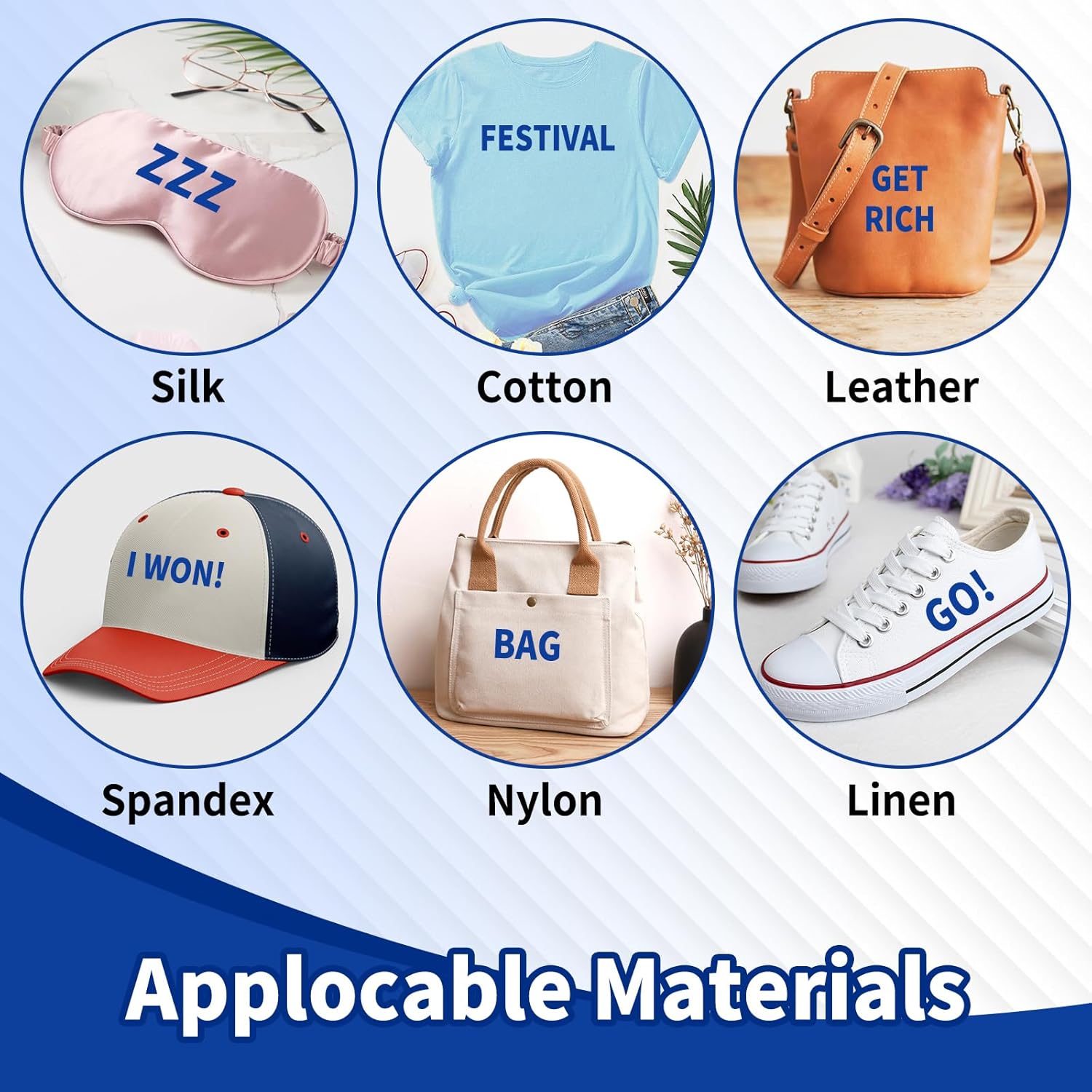 10 Sheets 440 Pieces Iron on Letters for Clothing, 2 Inch Heat Transfer Letters, Blue Iron on Vinyl Letters with A-Z PU Alphabets Sticker for Fabric, Jersey T-Shirt Printing DIY Craft thumbnail