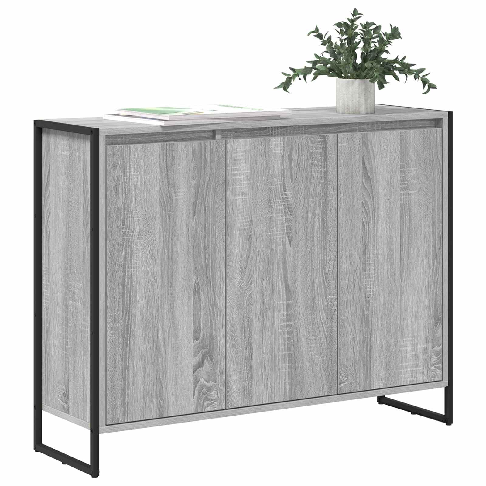 SYDE Armadio ausiliare grigio sonoma, 96,5 x 30 x 75 cm