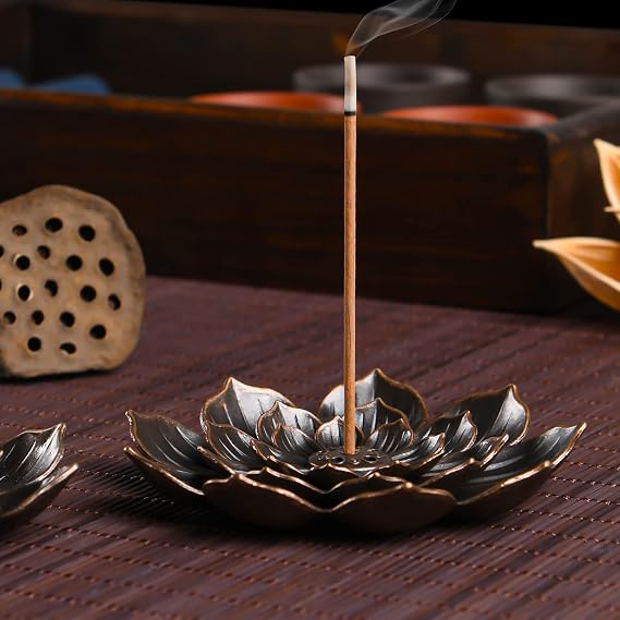 SLKIJDHFB Incense Burner - Lotus Incense Stick Holder