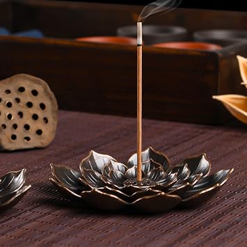 SLKIJDHFB Incense Burner - Lotus Incense Stick Holder