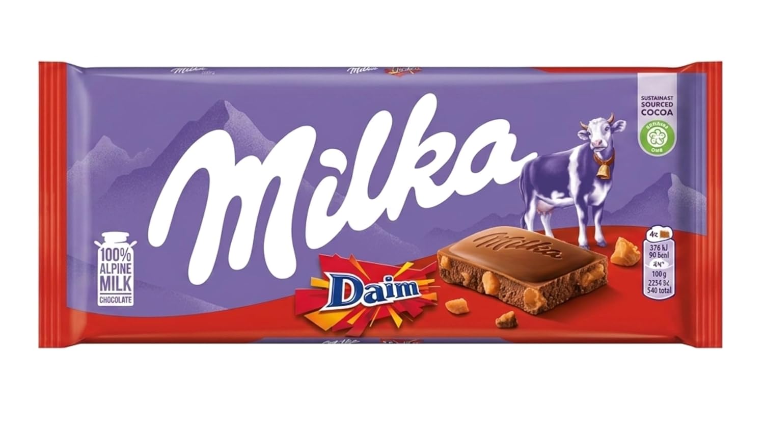Milka & Daim 3.5 Oz (Pack of 5)