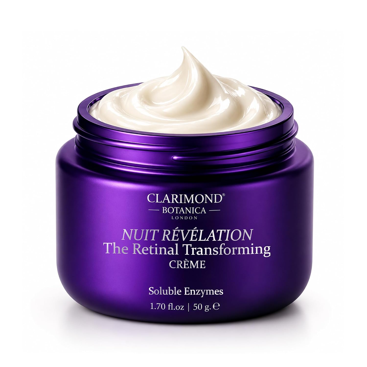 Waterless Retinal Anti-Wrinkle Cream with Bifida & Ginseng Ferment, Pro-Xylane, Niacinamide, Peptides & Centella Asiatica, Firming Night Moisturizer for Fine Lines & Barrier - 1.7 fl oz