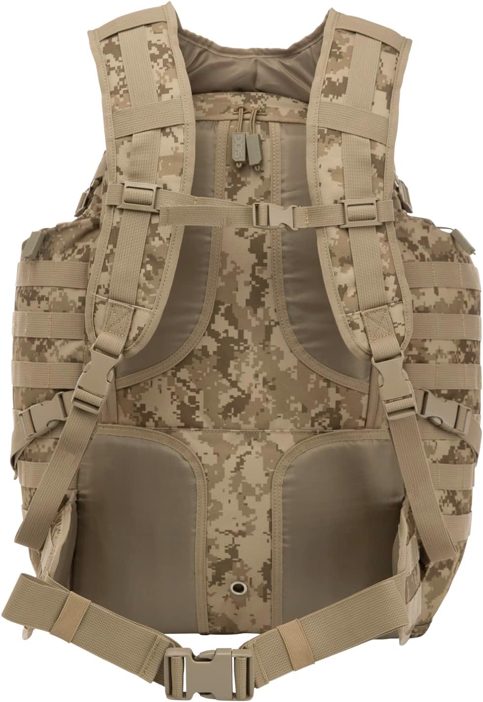 SOG Tools and Knives, Internal Frame Tactical Multi Day Overnight Travel and Work Backpack, Digital Camo, One Size