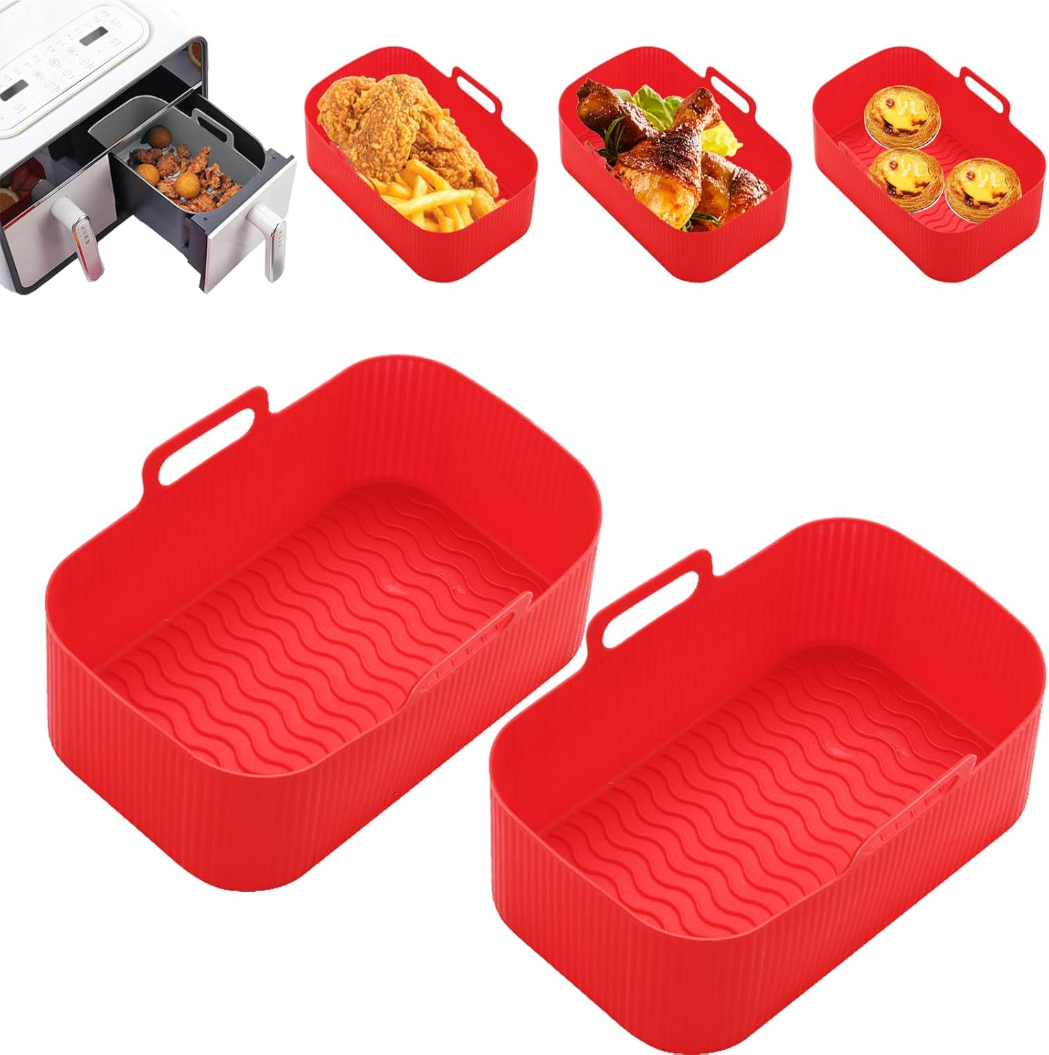 Air Fryer Silicone LinersSilicone Air Fryer Liners,Air