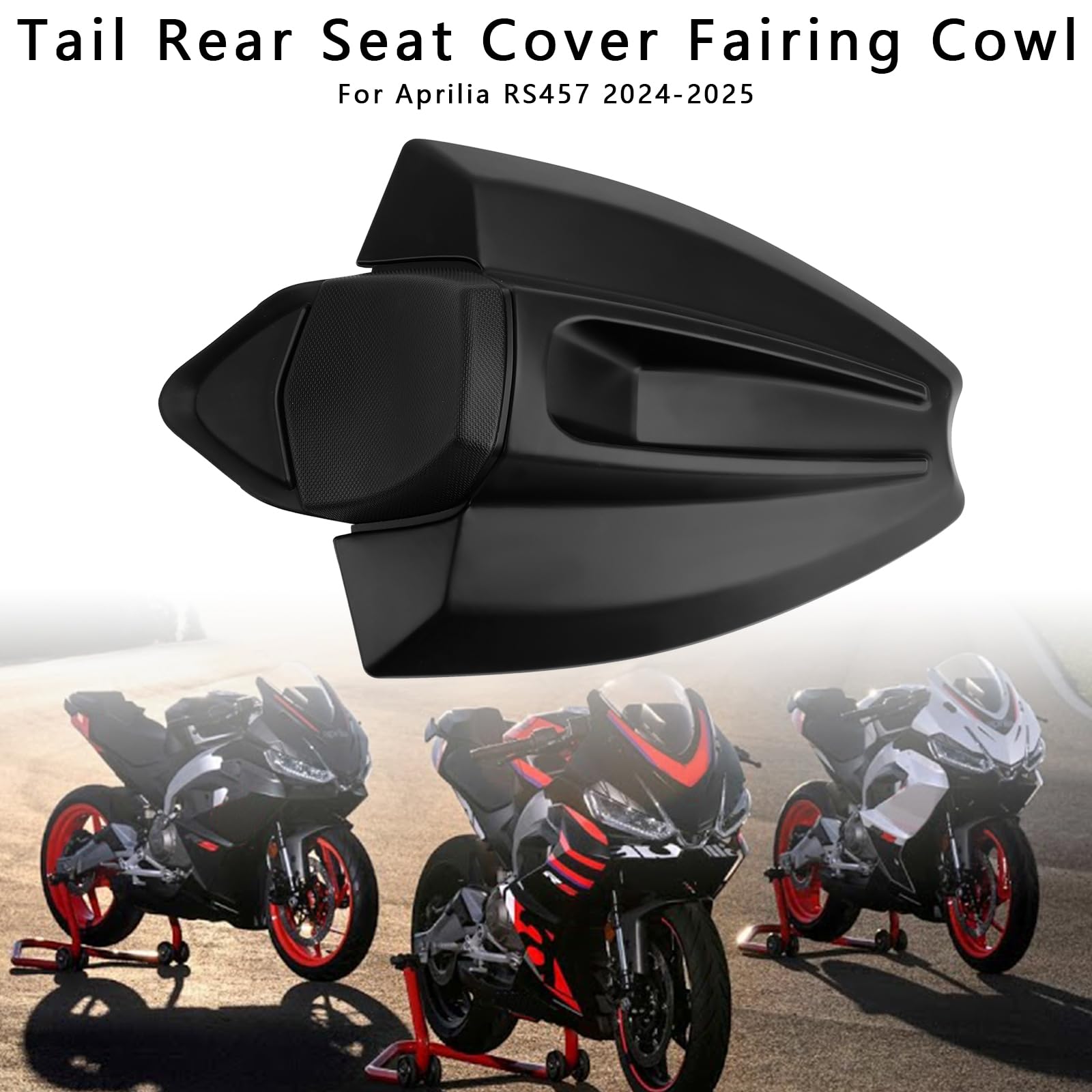 Tail Rear Seat Cover Fairing Cowl für Aprilia RS 457 2024-2025 Matt Black