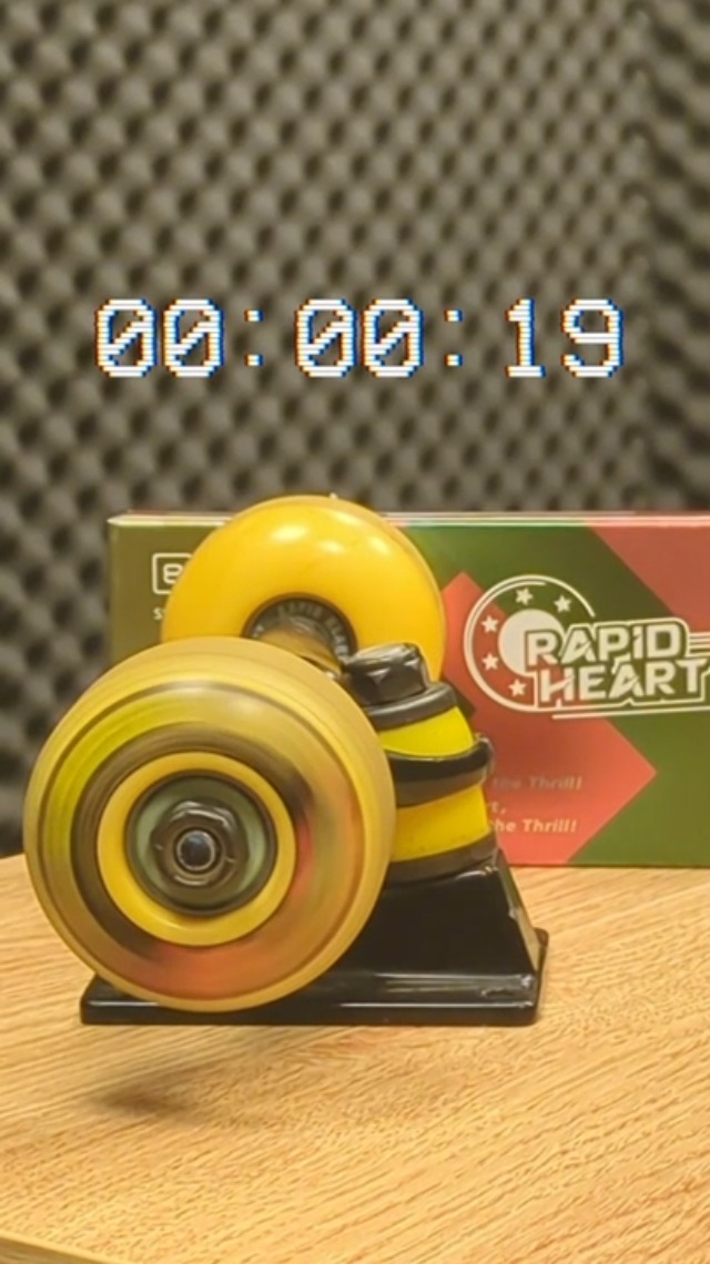 Rapid Heart 608 2RS Ceramic Bearings - 8 Pack, High Speed, For Skateboards, Roller Skates