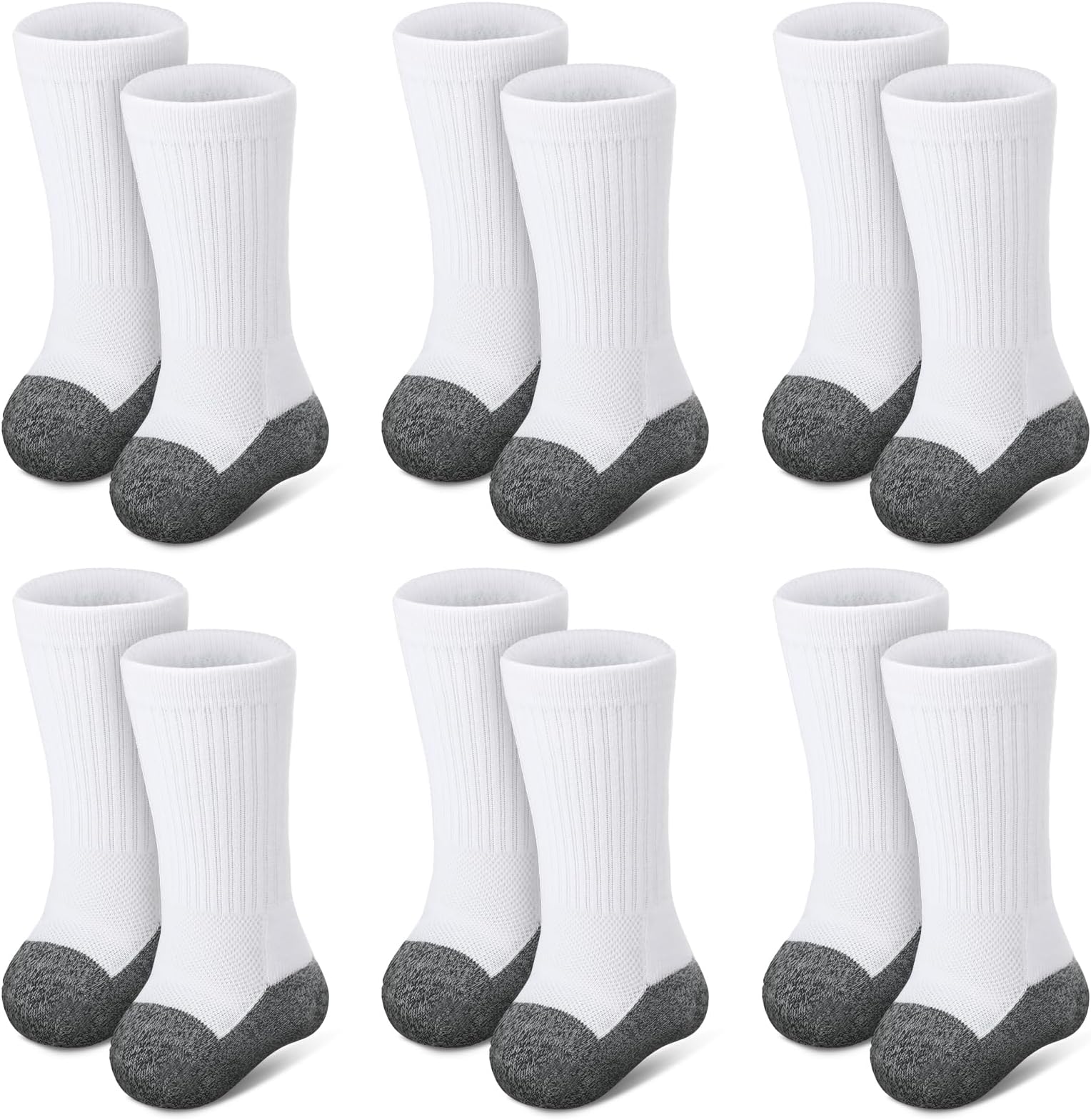 12 Pcs Amputee Socks Crew Soft Prosthetic Socks Breathable Elastic Stump Shrinker Cotton Prosthetic Leg Accessory