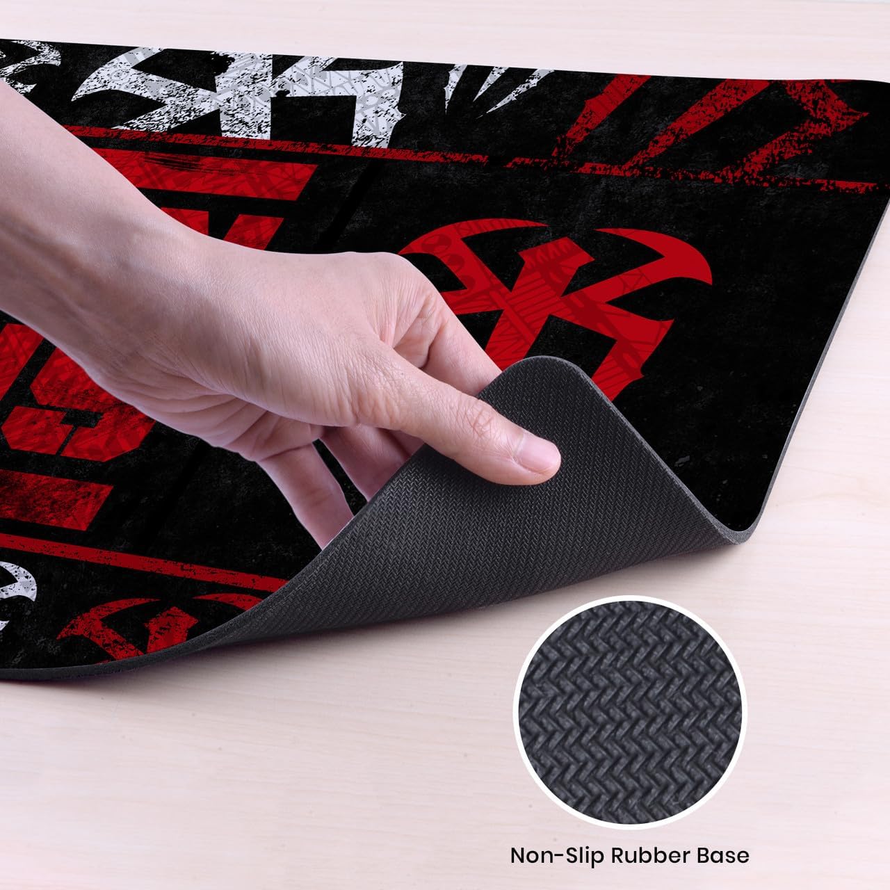 Head Case Designs Officially Licensed WWE Logo Pattern Roman Reigns 37.4 x 15.75 x 0.16 inches (900 x 400 mm) - XL Gaming Office Desk PC Keyboard Mouse Mat Pad