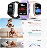 Smart Watch para Mujer, Pantalla AMOLED Ultra Clara 1.85'', Alexa Integrado | Monitor de Fitness con 110+ Modos Deportivos Ritmo Cardíaco/SpO2/Sueño/Calorías, para iPhone/Android, IP68 Impermeable 3